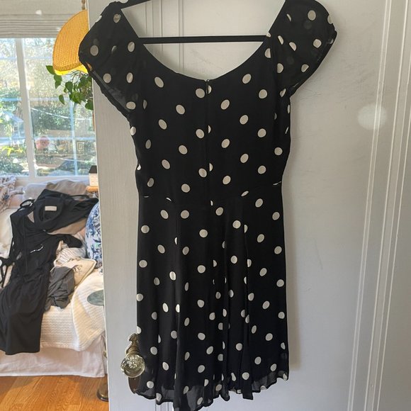 SOLD Reformation • Polka Dot Dress • Small - Picture 2 of 6